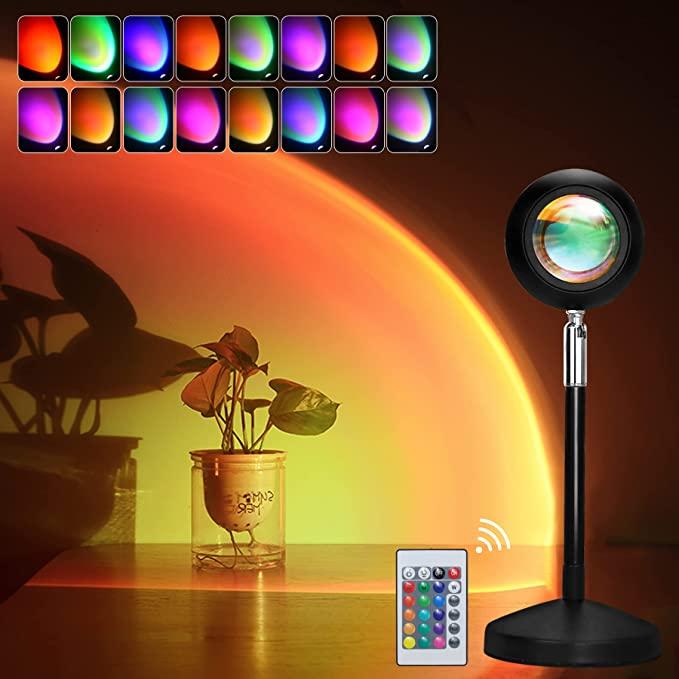 Sunset Projection Lamp Rainbow Night Light Home Decor